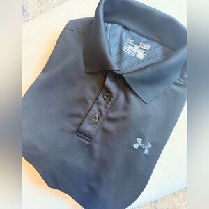 Under Armour Men's Golf Shirt in Black